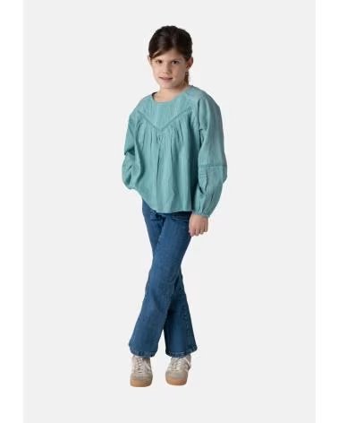 PEPE JEANS BLOUSE WITH EMBROIDERY DETAIL NAN
