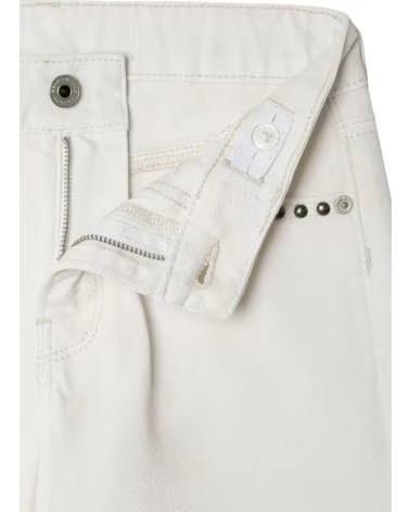 PEPE JEANS WHITE TROUSERS NAN