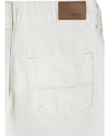 PEPE JEANS WHITE TROUSERS NAN