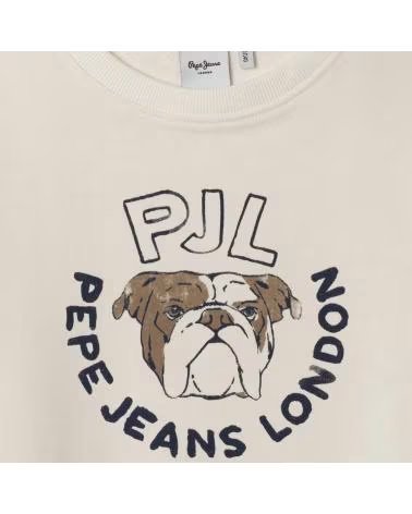 PEPE JEANS SWEATSHIRT WITH GRAPHIC PRINT NAN