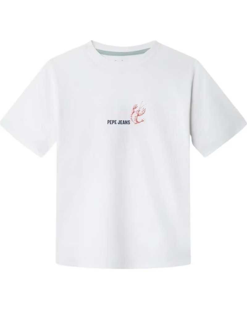PEPE JEANS T-SHIRT LOBSTER PARTY WEISS NAN