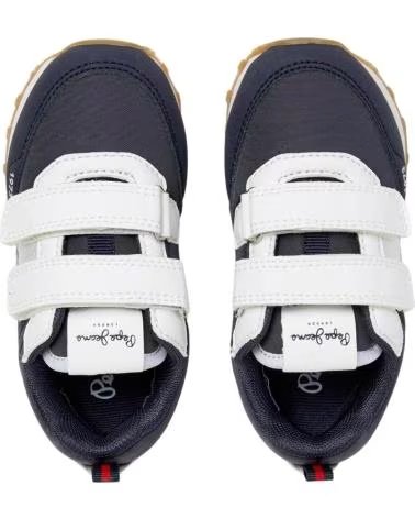 PEPE JEANS ZAPATILLAS CON CIERRE DE VELCRO AZUL