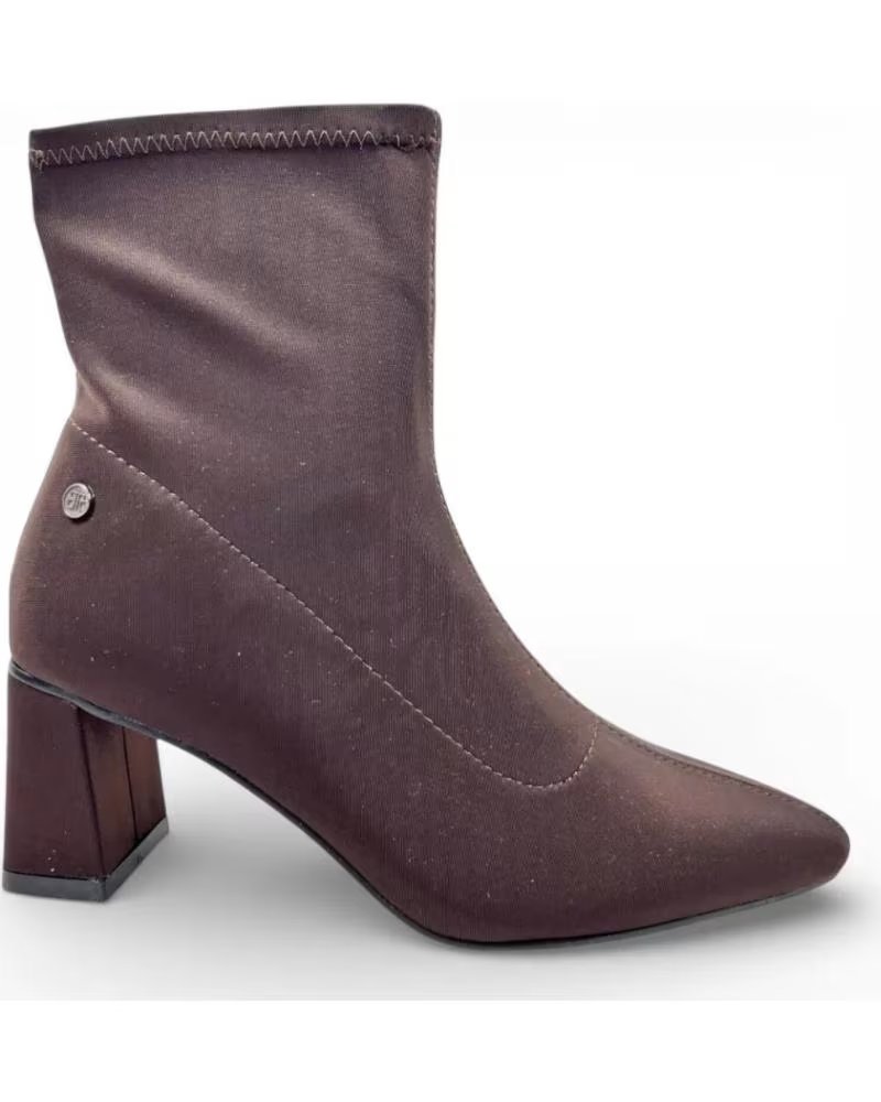 TIMBOS ELASTISCHE STIEFELETTEN MIT ABSATZ 132206 NEGRO