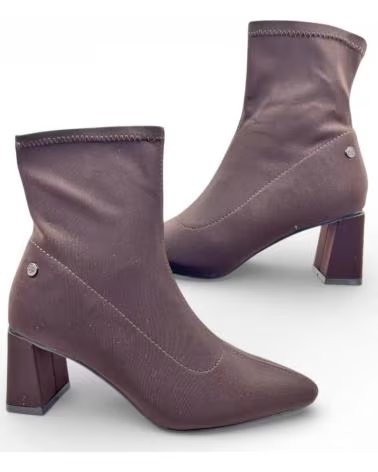 TIMBOS ELASTISCHE STIEFELETTEN MIT ABSATZ 132206 NEGRO