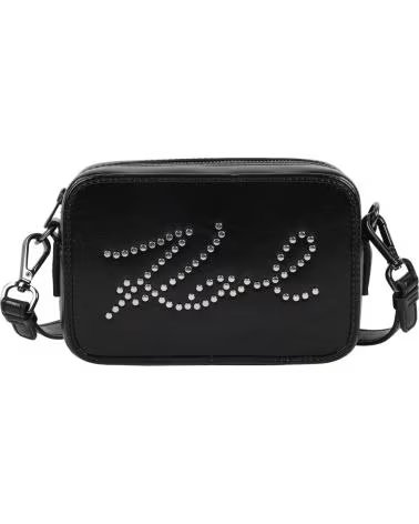 KARL LAGERFELD MALA TIRACOLO COM TACHAS NEGRO