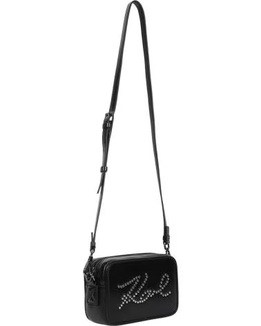 KARL LAGERFELD MALA TIRACOLO COM TACHAS NEGRO