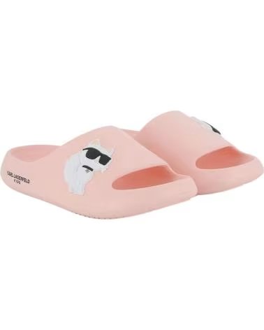 KARL LAGERFELD CHINELOS ROSA