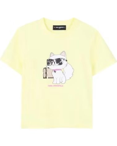 KARL LAGERFELD MAGLIETTA MANICA CORTA GIALLA AMARILLO