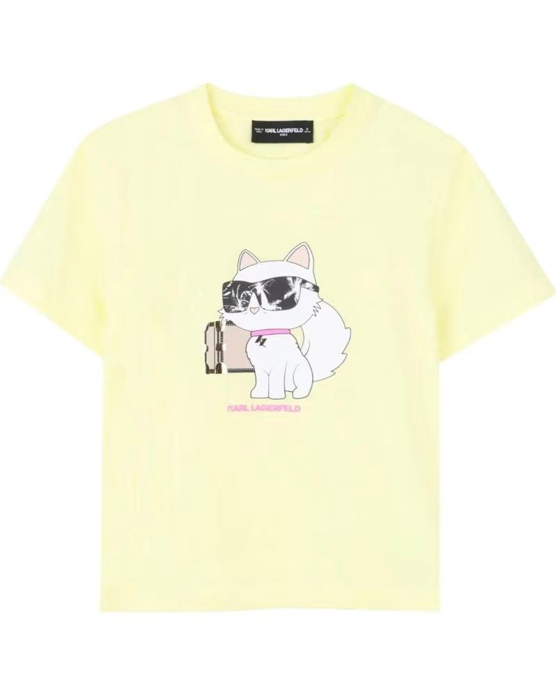 KARL LAGERFELD MAGLIETTA MANICA CORTA GIALLA AMARILLO