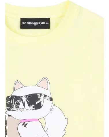KARL LAGERFELD MAGLIETTA MANICA CORTA GIALLA AMARILLO