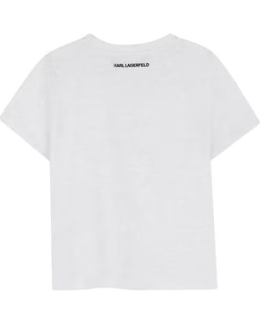 KARL LAGERFELD SHORT SLEEVE T-SHIRT GREY WHITE GRIS BLANCO