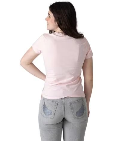 KARL LAGERFELD CAMISETA MANGA CORTA ROSA