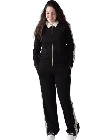KARL LAGERFELD PANTALONES DEPORTIVOS ANCHOS NEGRO