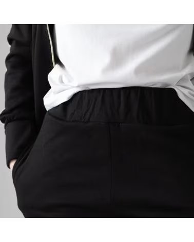 KARL LAGERFELD PANTALONES DEPORTIVOS ANCHOS NEGRO