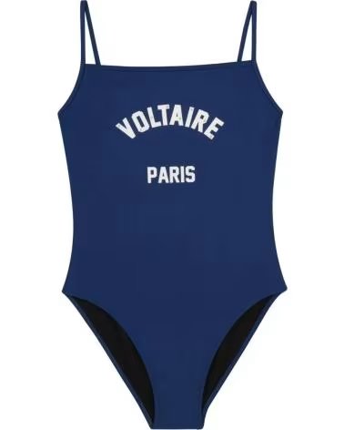 ZADIG AND VOLTAIRE AND BAÑADOR AZUL CON LOGO PARIS