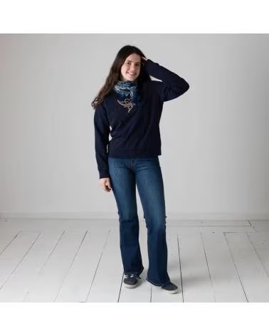ZADIG AND VOLTAIRE FELPA & BLU CON STAMPA AZUL