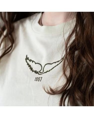 ZADIG AND VOLTAIRE AND SHORT SLEEVE T-SHIRT GREEN VERDE