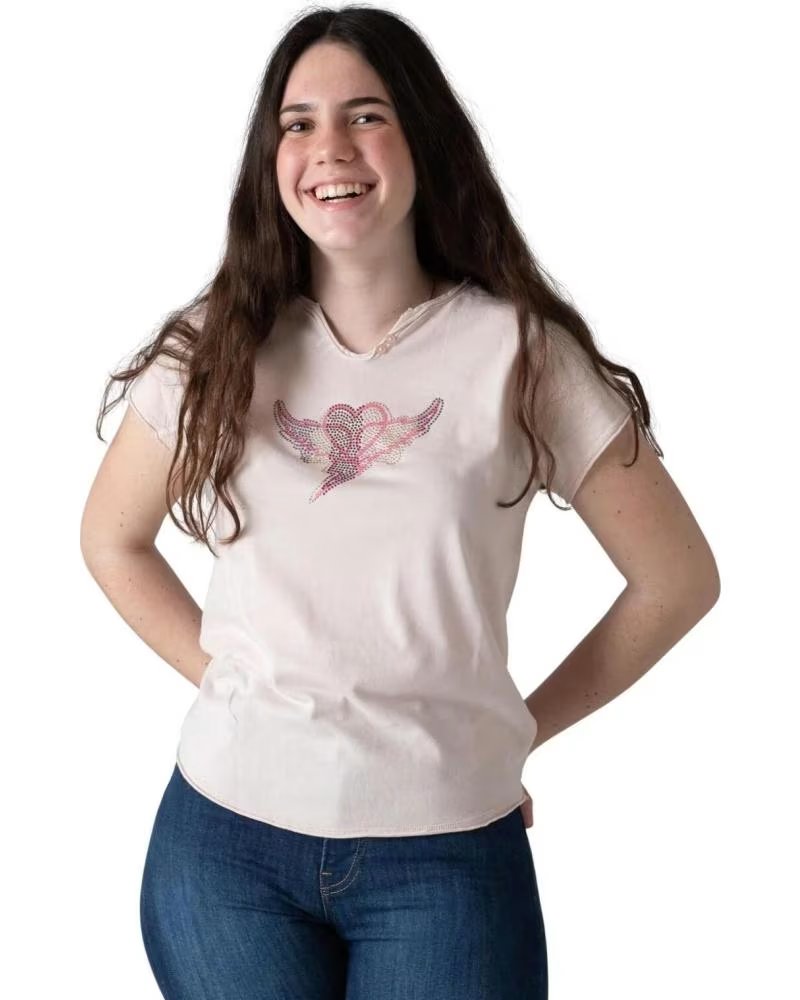 ZADIG AND VOLTAIRE & T-SHIRT MANGA CURTA VIOLETA X60529-92A