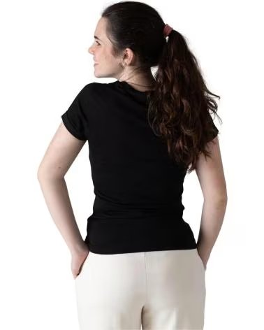 DKNY CAMISETA DE MANGA CORTA D62694-09B EN PARA NINAS NEGRO