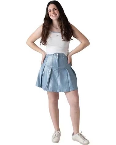 DKNY SAIA DESPORTIVA PLISSADA CINZENTO CLARO GRIS