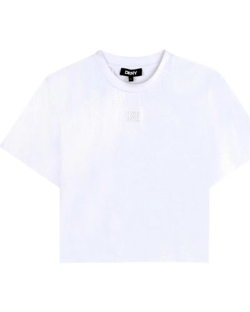 DKNY CAMISETA DE MANGA CORTA D62626-10P EN PARA NINAS BLANCO