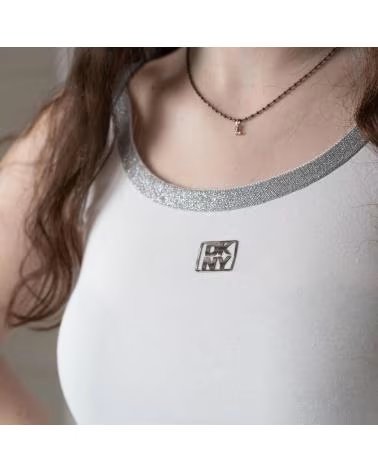 DKNY CAMISETA DE TIRANTES D62613-10P EN PARA NINAS BLANCO