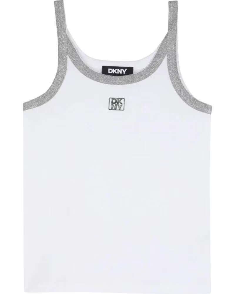 DKNY CAMISETA DE TIRANTES D62613-10P EN PARA NINAS BLANCO