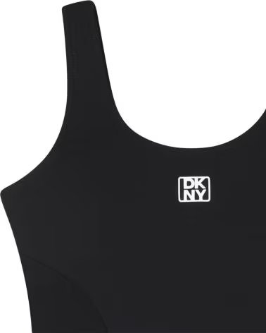 DKNY FATO DE BANHO CLÁSSICO PRETO NEGRO