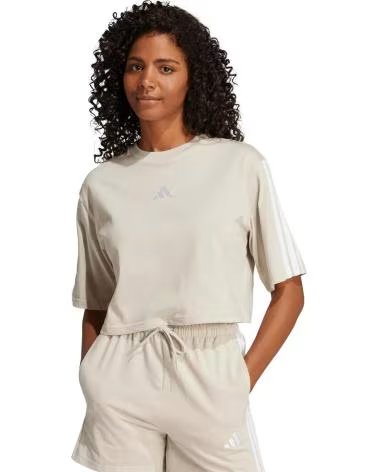ADIDAS CAMISETA DE MANGA CORTA JE1204 EN PARA MUJER BEIGE