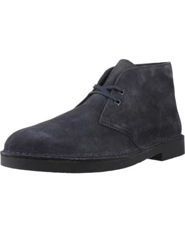 CLARKS STIVALETTI DESERT BOOT EVO IN CAMOSCIO BLU NAVY