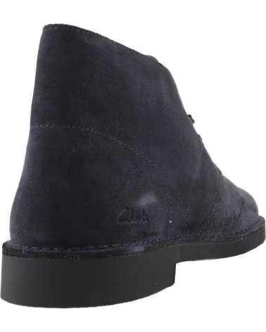 CLARKS STIVALETTI DESERT BOOT EVO IN CAMOSCIO BLU NAVY