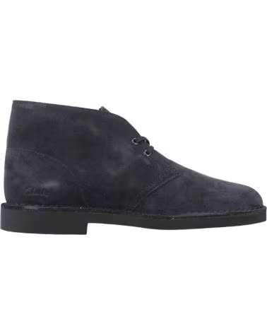 CLARKS STIVALETTI DESERT BOOT EVO IN CAMOSCIO BLU NAVY