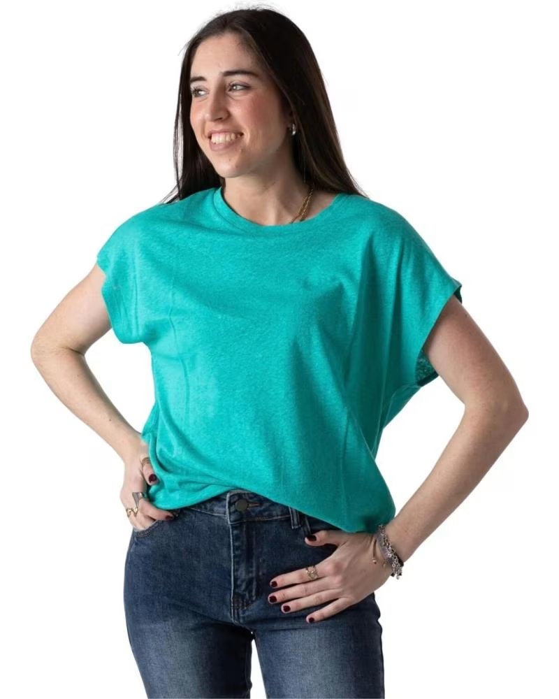 SYSTEM ACTION CAMISETA MANGA CORTA EN COLOR TURQUESA