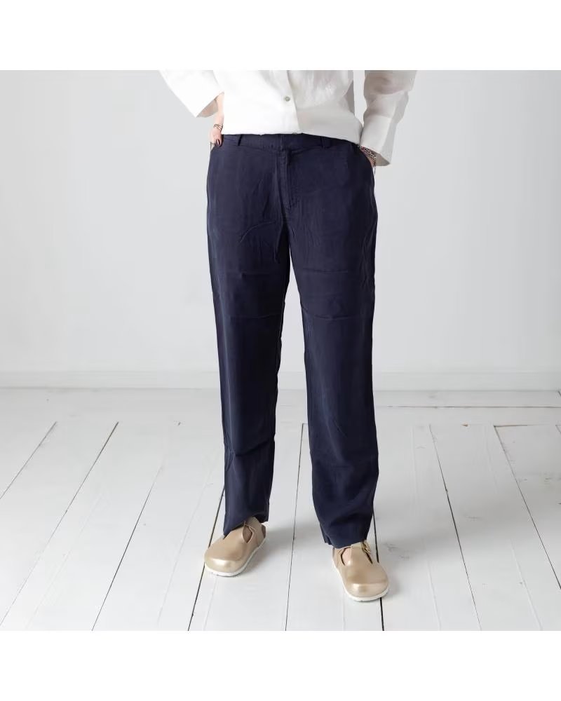 YERSE PANTALONES EN COLOR AZUL