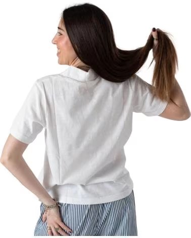 YERSE CAMISETA MANGA CORTA EN COLOR BLANCO