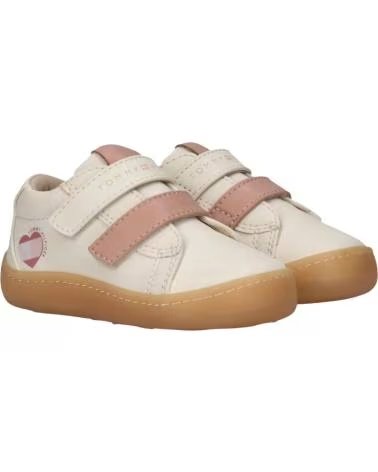 TOMMY HILFIGER ZAPATILLAS T1AH342251355A704 EN BEIGE PARA NINAS BLANCO-ROSA