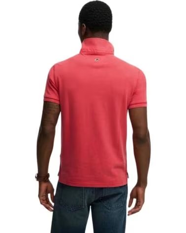 SUPERDRY POLO DE MANGA CORTA M1110452A-FA9 EN ROJO PARA HOMBRE ROSA