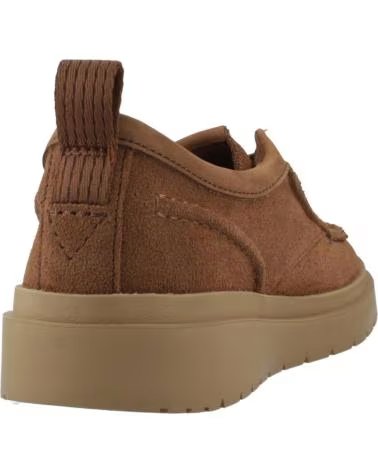 CLARKS SAPATILHAS POLDEN MOC CASTANHO COLA