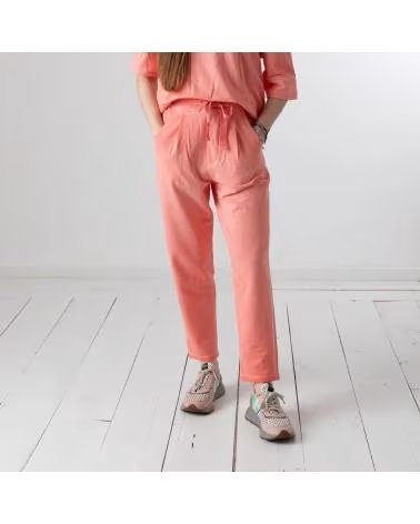 WHY NOT COLLECTION PANTALONES EN COLOR CORAL
