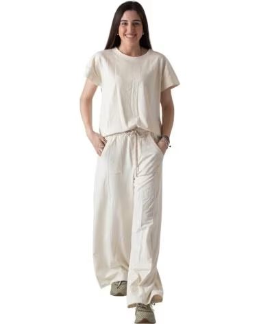 WHY NOT COLLECTION PANTALONES EN COLOR PIEDRA