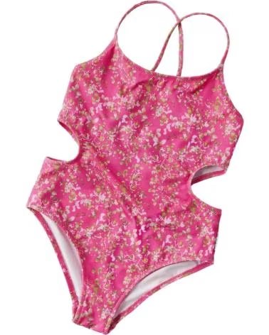 PEPE JEANS FATO DE BANHO PARA MENINA FÚCSIA COM ABERTURAS FUCSIA