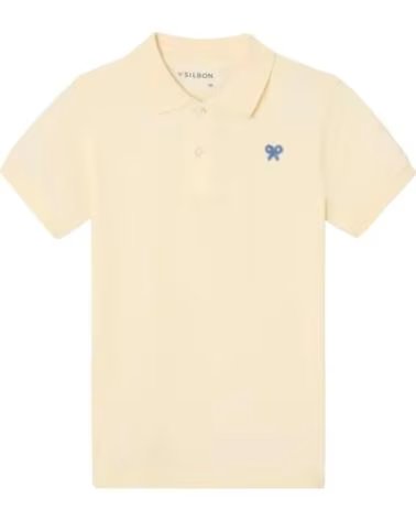 SILBON CAMISETA DE MANGA CORTA POLO--K- EN PARA NINOS AMARILLO