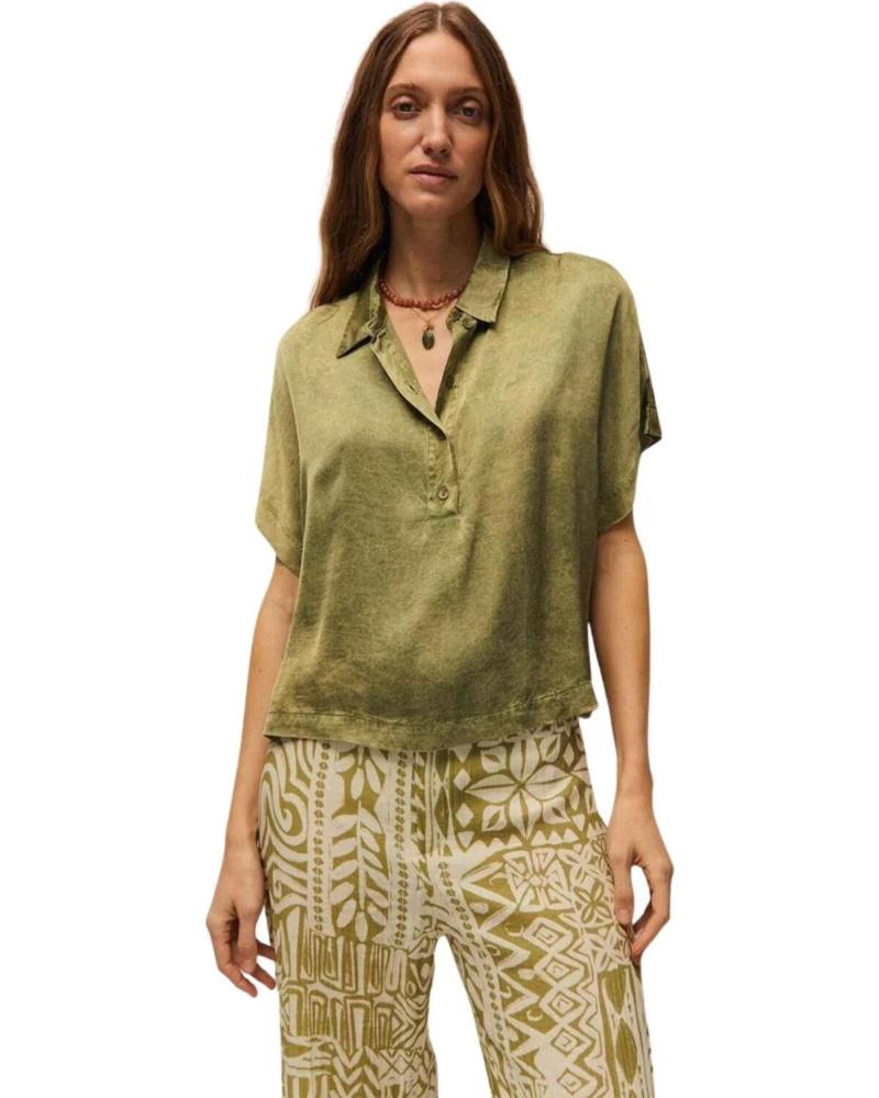 SYSTEM ACTION CAMISA DE MUJER VERDE