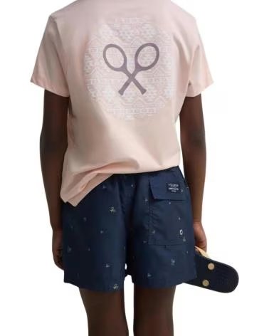 SILBON CHILDREN´S SWIM SHORTS WITH BLUE PRINT AZUL
