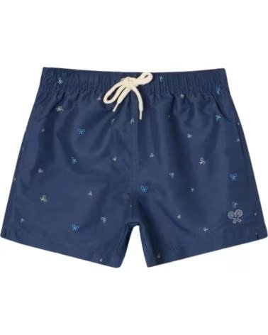 SILBON CHILDREN´S SWIM SHORTS WITH BLUE PRINT AZUL