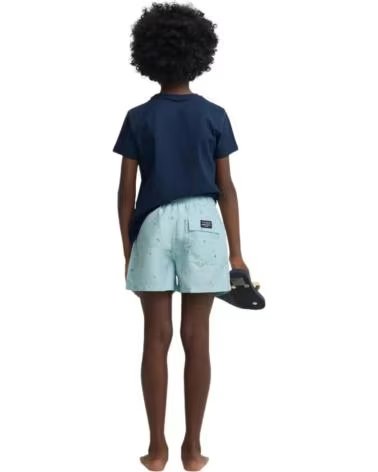 SILBON PRINTED SWIM SHORTS FOR KIDS VERDE