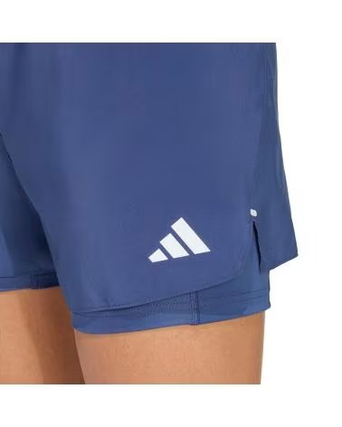 ADIDAS PANTALÓN CORTO DEPORTIVO AZUL PARA MUJER
