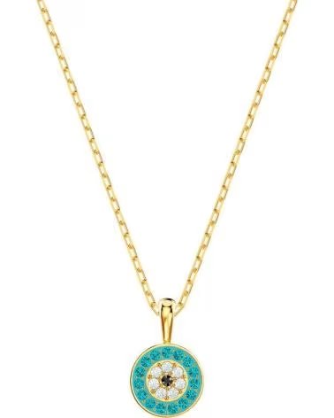 SWAROVSKI HALSKETTE MIT TÜRKIS AUGE ANHÄNGER