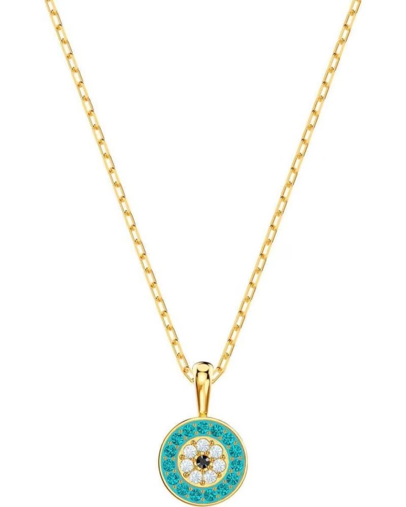 SWAROVSKI HALSKETTE MIT TÜRKIS AUGE ANHÄNGER