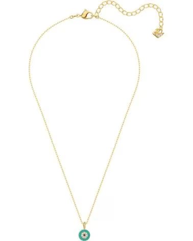 SWAROVSKI HALSKETTE MIT TÜRKIS AUGE ANHÄNGER